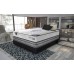 Base Cama Box Suede Aged Liso Preto  - Queen
