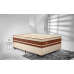 Base Cama Box Suede Liso Bege - Queen